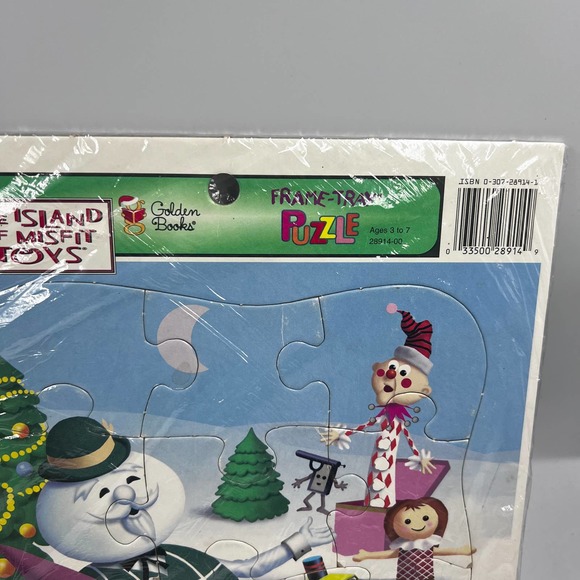 Vintage Set Board Frame Tray Puzzle Porky Pig The Island Of Misfit Toys - Picture 9 of 9